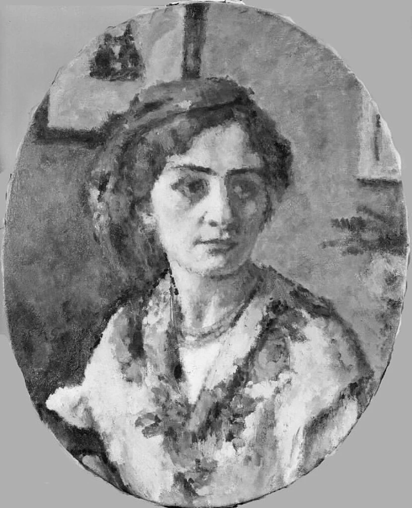 Charles Guérin - La DONNA ITALIANA CON LA SCIARPA GIALLA, Statens Museum for Kunst